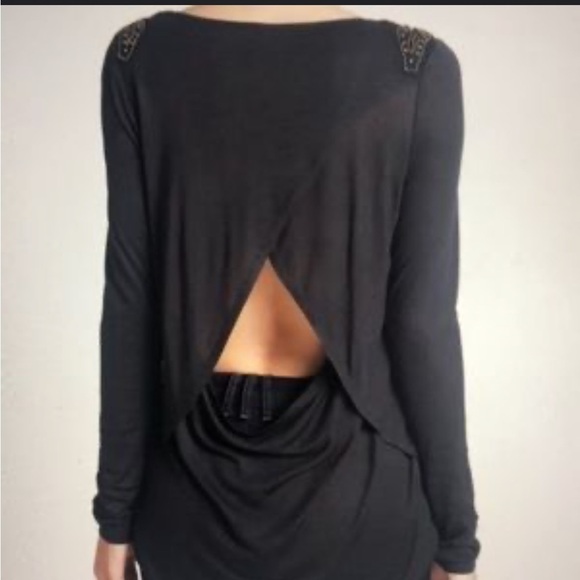 Jessica Simpson Forest Green Open low back Top size Small - Picture 11 of 11